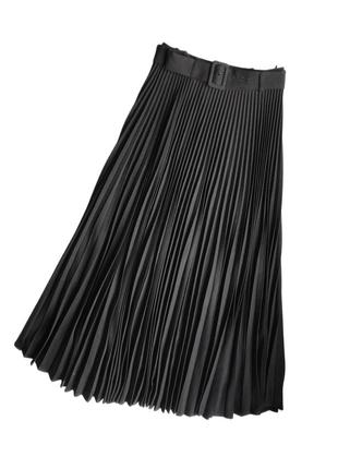 Юбка zara из плотной ткани