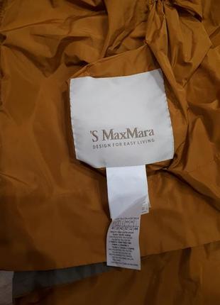Двухсторонняя куртка ветровка max mara оригинал горчичная9 фото