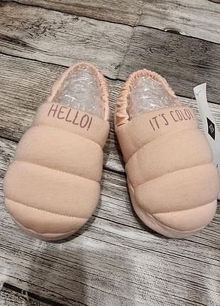 Детские тапочки, тапочки теплые