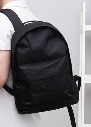 Тканевый черный городской рюкзак на каждый день tiger рюкзак для работы учебы на одно отделение унисекс