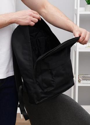 Тканинний чорний міський рюкзак на кожен день tiger рюкзак для навчання на одне відділення унісекс4 фото