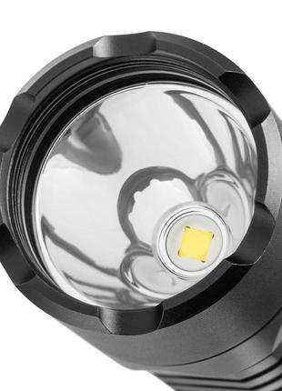 Тактический фонарь дольнобойный mactronic black eye 1100 (1100 lm) recharg type-c10 фото