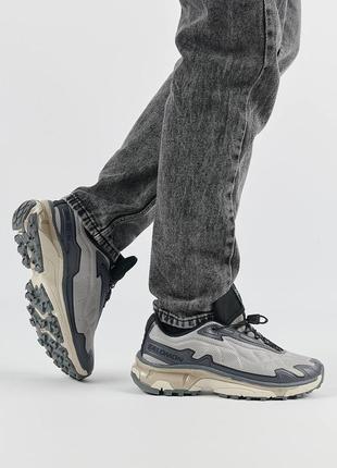Мужские кроссовки salomon advanced xt-slate / саломон / демисезонные / весенние, летние, осенние / обувь / водонепроницаемые / черные, серые