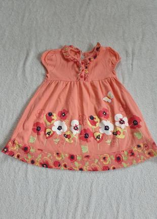 Платье для девочки 6-9 месяцев