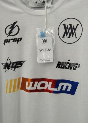 Стильна чоловіча футболка wolm5 фото