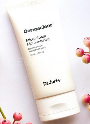 Мягкая пенка для умывания dr.jart+ dermaclear micro foam micro-mousse cleansing foam1 фото