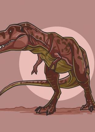 Картина за номерами "тиранозавр" 15023-ac 30x30 см