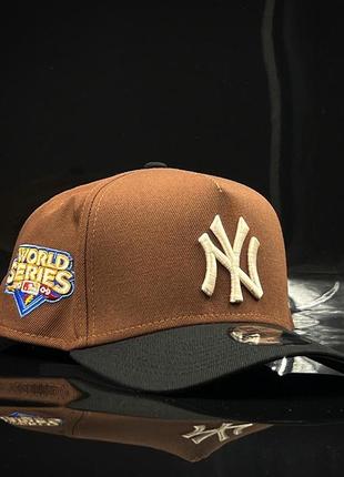 Оригинальная коричневая кепка new era mlb new york yankees 60426654