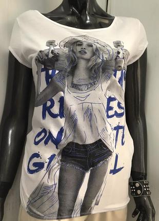 Распродажа. белая футболка. турция