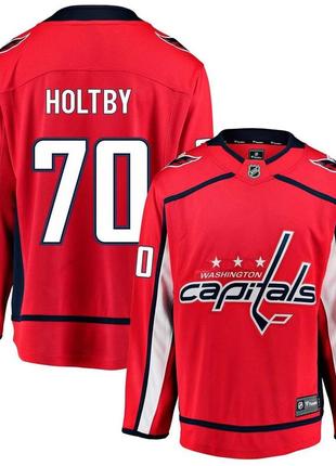 Офіційна ігрова хокейка (jersey) reebok holtby 70  washington capitals