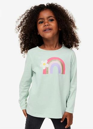 Реглан кофточка лонгслив h&m хлопок
