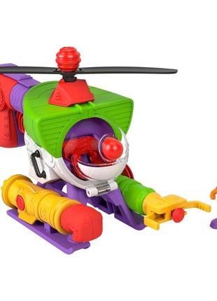 Imaginext dc super friends joker robocopter - вертолет 2-в-1 джокер3 фото