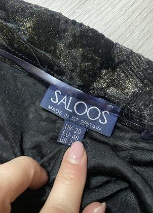 Нарядна блискуча накидка вінтаж англія saloos , xxxxl 56р3 фото