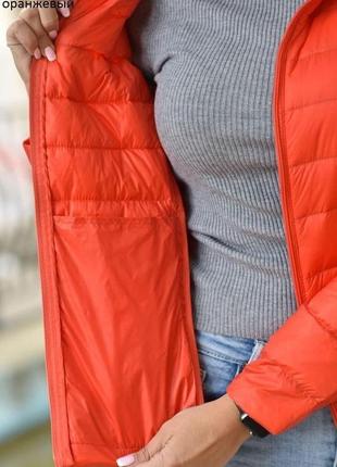 Стильная женская короткая куртка (пух) 40-446 фото