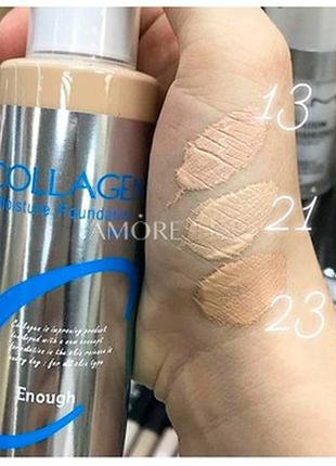 Увлажняющий тональный крем с коллагеном enough collagen moisture foundation spf 153 фото