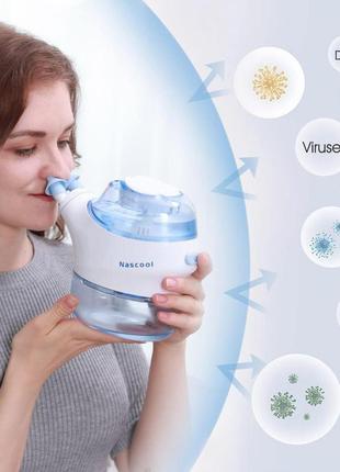 Електрична система іригації nascool nasal irrigation очисник носа.2 фото