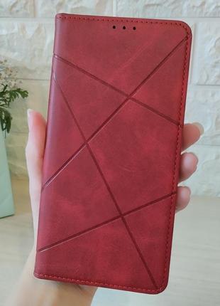 Чохол для xiaomi redmi note 12 pro 5g книжка підставка з магнітом business leather (синій)