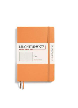 Блокнот leuchtturm1917 средний, мягкая обложка, apricot, точка (369796)