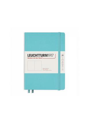 Блокнот leuchtturm1917 середній, aquamarine, чисті аркуші (363390)