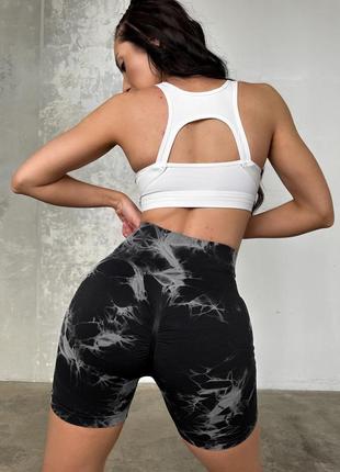 Женские спортивные шорты с эффектом пуш-ап для фитнеса, эластичные шорты женские для йоги, танцев на пилоне