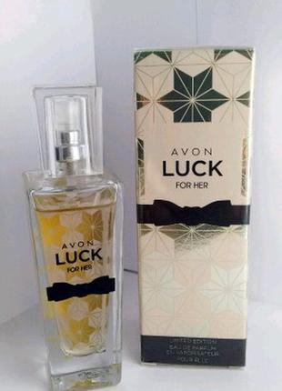 Парфюмированная вода luck for her 30 мл avon2 фото