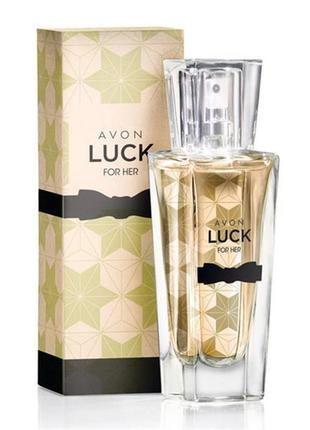 Парфюмированная вода luck for her 30 мл avon3 фото