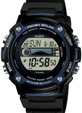 Мужские часы casio w-s210h-1aveg, черный цвет