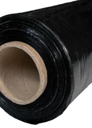 Стрейч пленка  50 см 2,5 кг (20мкм) черная упаковочная6 фото