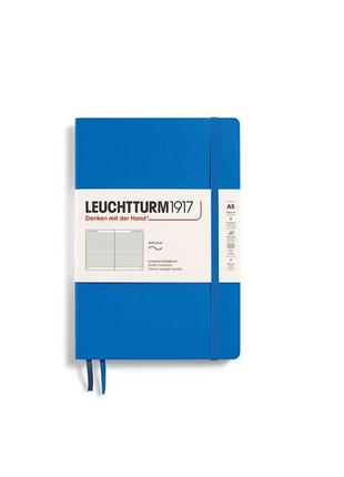 Блокнот leuchtturm1917 средний, мягкая обложка, sky, линия. (369803)