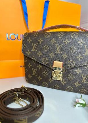 Женская сумка louis vuitton pochette metis monogram wb0502 фото