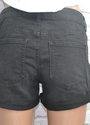 Черные шорты джинсовые н &amp; м, м3 фото