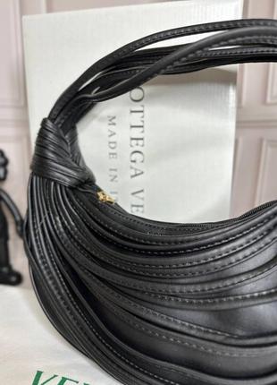 Женская сумка bottega veneta double knot черная  wb0482 фото