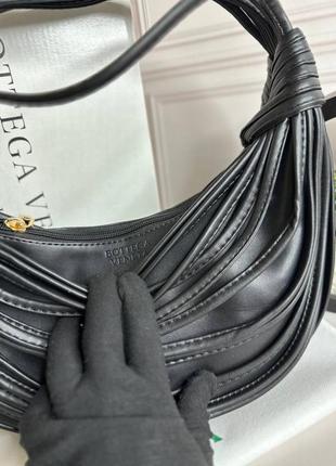 Женская сумка bottega veneta double knot черная  wb0484 фото