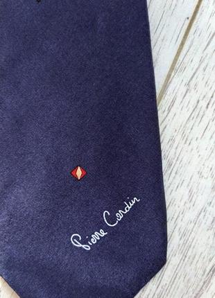 100% натуральный шелк, подписной галстук, оригинал, pierre cardin2 фото