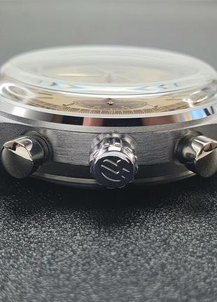 Мужские механические наручные часы с автоподзаводом  forsining 6921 black-silver4 фото