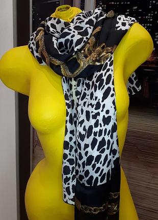 Платок sassofono леопардовый