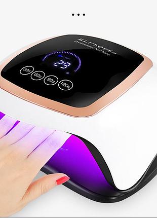 Uv-led лампа для маникюра 168w +подарок