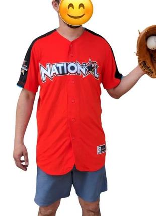 Бейсбольная джерси mlb washington nationals stanton, размер м ,l ,xl oригинал 100 %