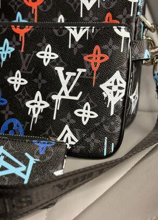 Сумка чоловіча louis vuitton trio messenger graphity s058-23 фото