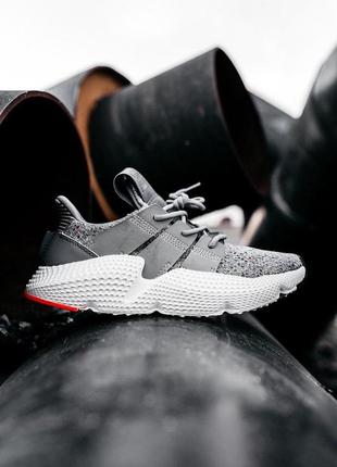 Adidas prophere "grey solar red" мужские кроссовки адидас3 фото