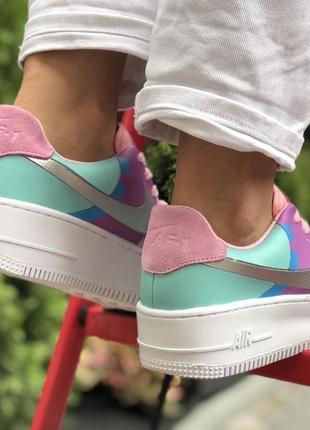 Nike air force 1, кроссовки женские на платформе, кросівки на платформі жіночі найк2 фото