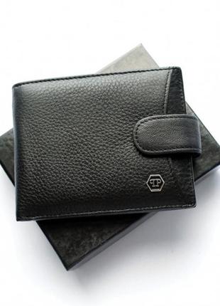Чоловічий гаманець philipp plein 05 чорний