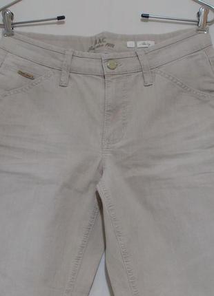 Новые джинсы 7/8 слим легкие льняного цвета w28 'mac jeans'5 фото