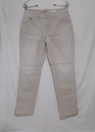 Нові джинси 7/8 слім легкі лляного кольору w28'mac Work jeans'4 фото