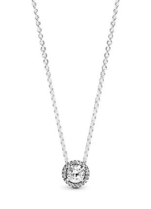 Серебряный колье пандора 396240cz