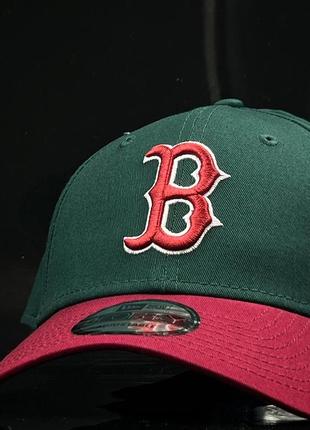 Оригинальная зеленая кепка new era 9forty boston red sox 604942742 фото