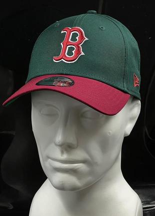 Оригинальная зеленая кепка new era 9forty boston red sox 604942748 фото