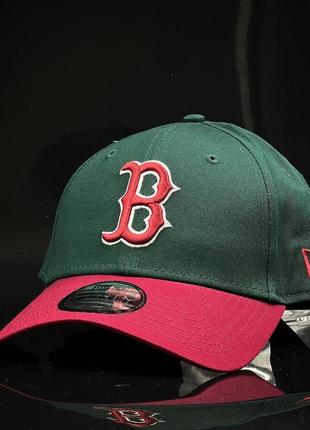 Оригинальная зеленая кепка new era 9forty boston red sox 60494274