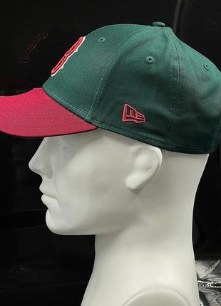 Оригинальная зеленая кепка new era 9forty boston red sox 6049427410 фото