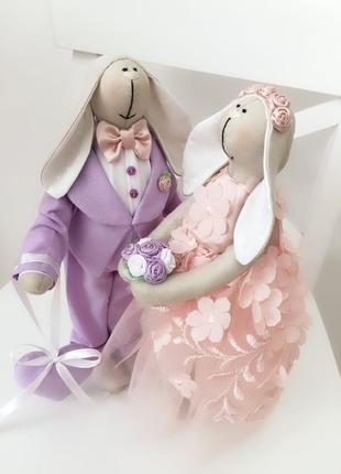 Ошатні зайці зайчика наречений і наречена сім'я зайчат3 фото